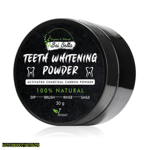 Teeth whitening charcoal powder